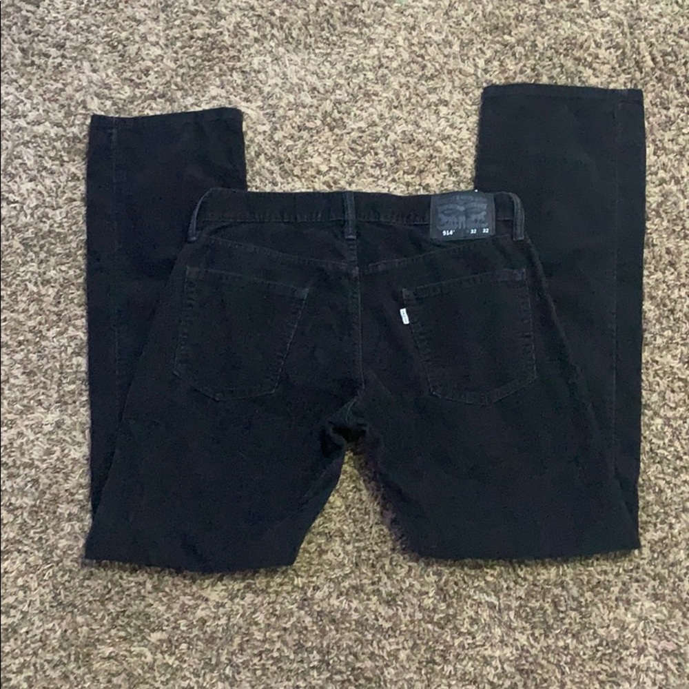 Vintage Black corduroy Levi Jeans.